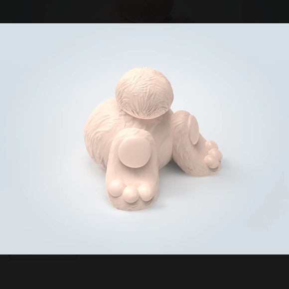 3D Printed Rabbit Bum - Picture 1 of 1